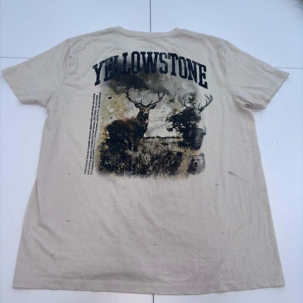 Return To Sender Yellowstone National Park Graphic T-Shirt XXL